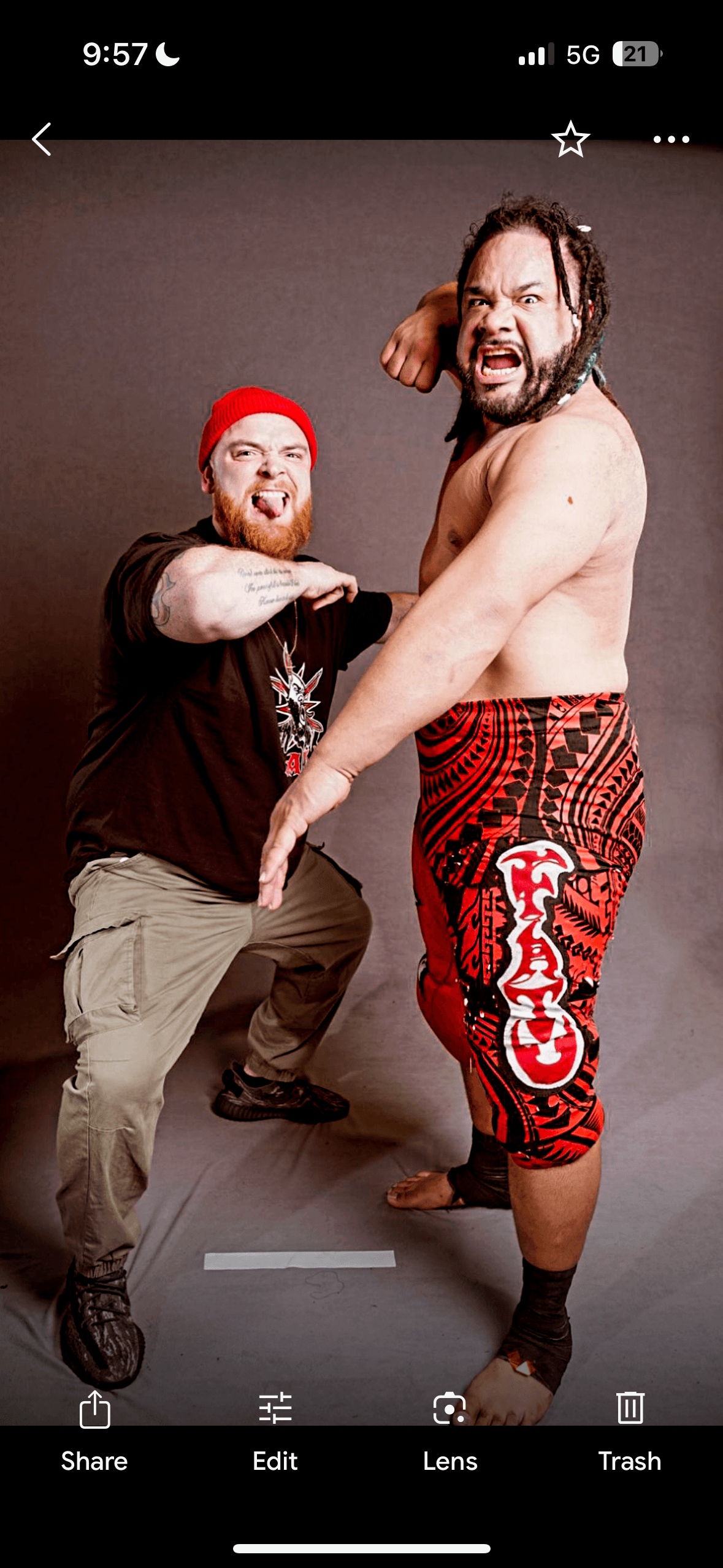 BG Wayne with Jacob Fatu