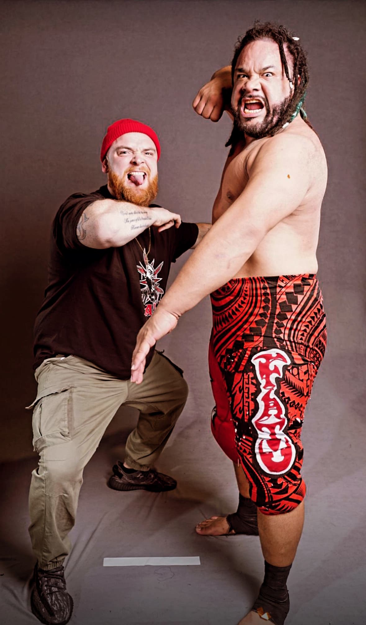 BG Wayne with Jacob Fatu